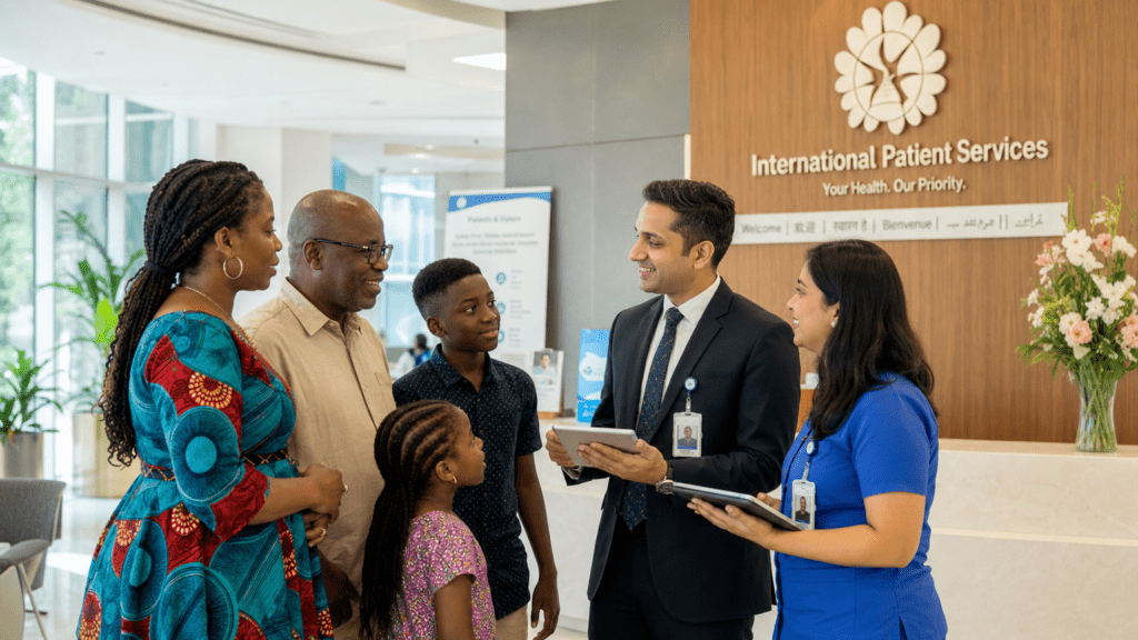 International patient support for Nigerian patients in India